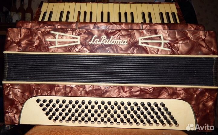 Винтажный аккордеон La Paloma, Германия (обмен)