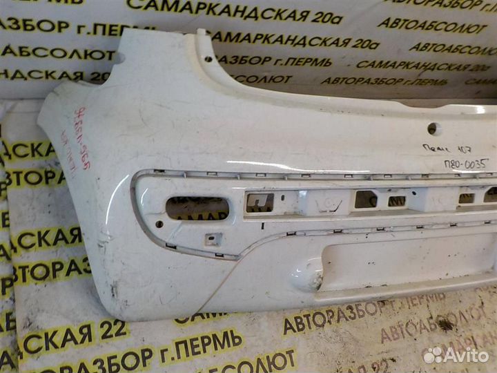 Бампер задний Peugeot 107 2005-2014