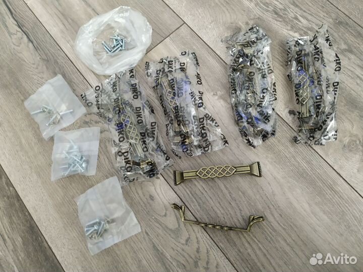 Ручка-скоба, 128 мм, атласная бронза