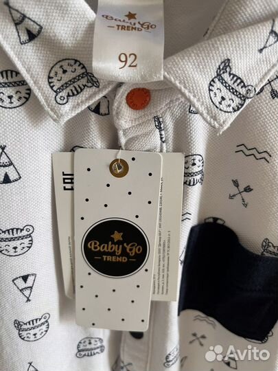 Рубашка детская для мальчиков 92