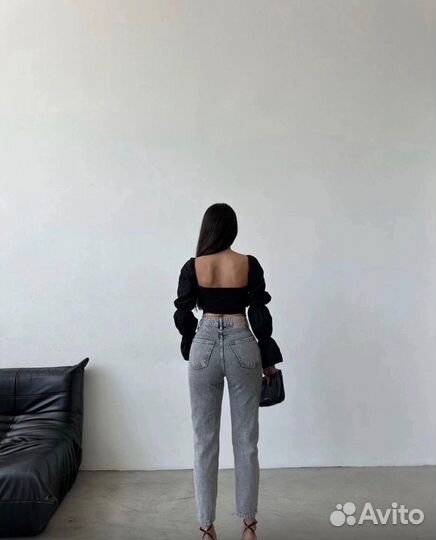 Джинсы мом женские