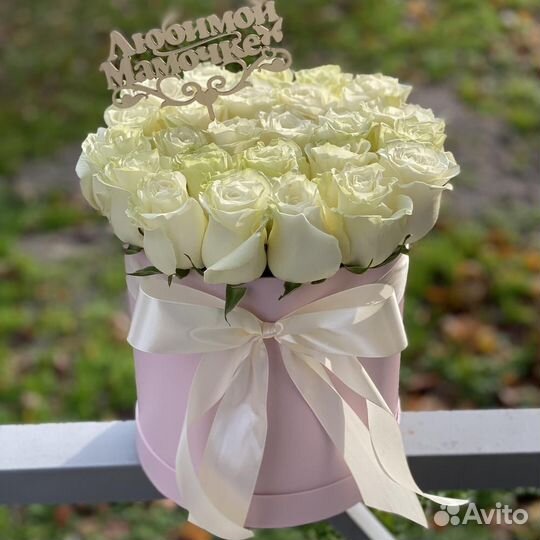 Цветы в коробке 075