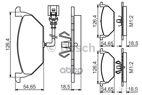 0 986 495 213 колодки дисковые передние Audi A