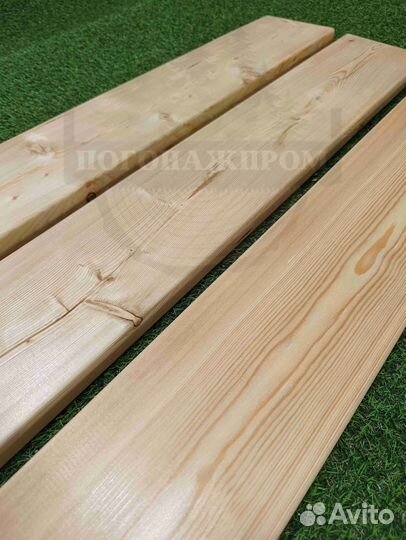Палубная доска ровная из лиственницы