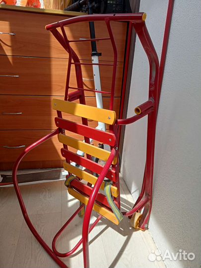 Детские санки с колесами