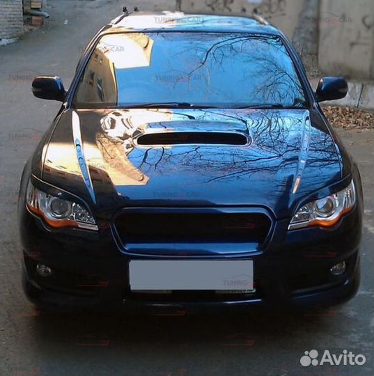 Реснички на фары subaru legacy BL5 2007