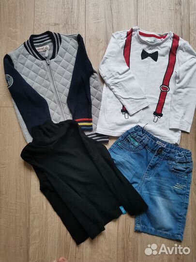 Вещи пакетом на рост 104см