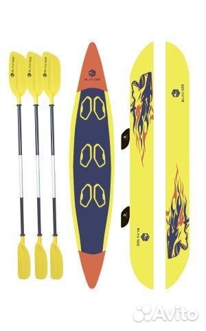 Надувной каяк blau SEE shark-3 премиум