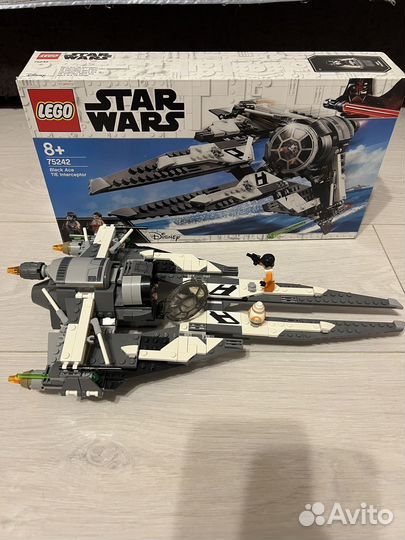 Black Ace TIE Interceptor Lego Star Wars 75242