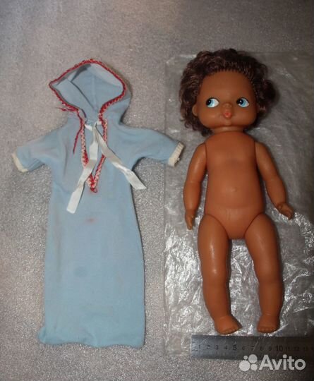 Винтажная кукла времен СССР. Резина