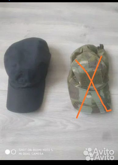 Кепка чёрная 58