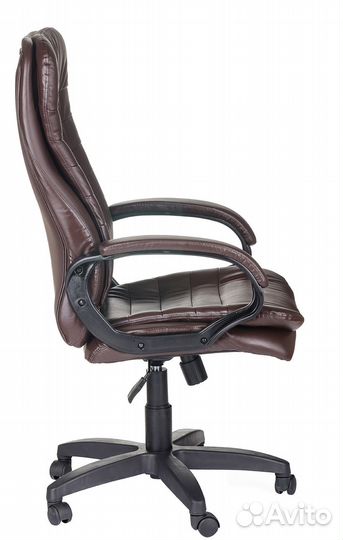 Кресло руководителя Силуэт коричневый