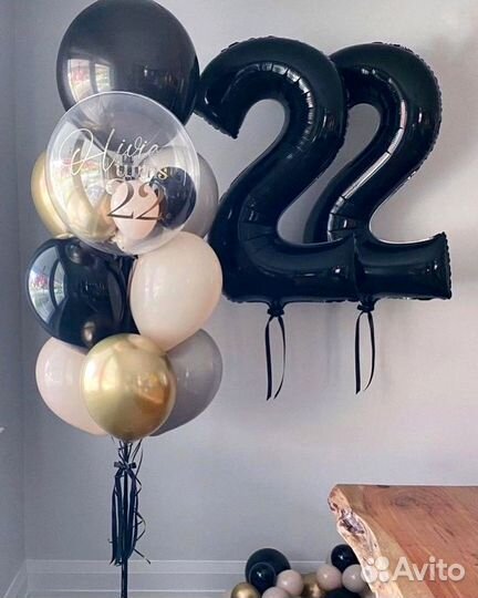 Шары надувные с гелием Шары Цифры