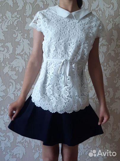 Блузка школьная 164