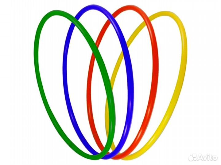 Обруч гимнастический пластиковый - большой выбор