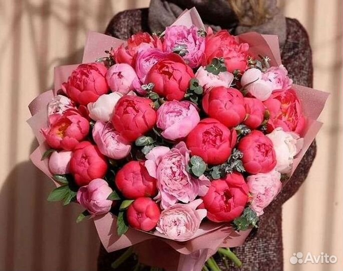 Пионы Цветы Доставка