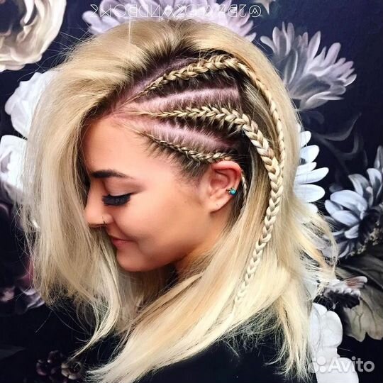 Плетение кос, афрокосички