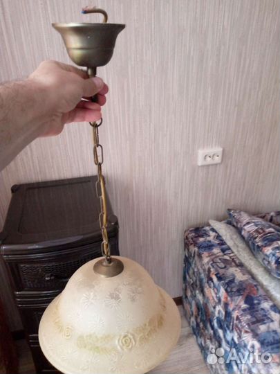 Светильник потолочный подвесной бу