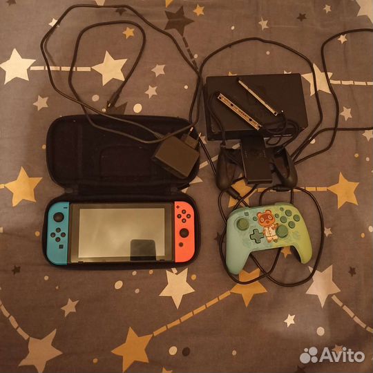 Nintendo Switch rev2 прошитая в хорошем состояние