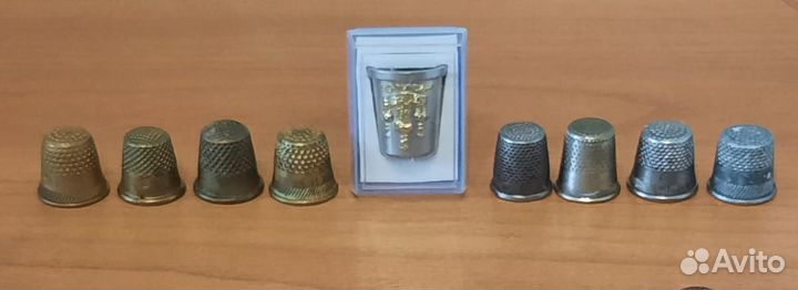 Напёрстки латунные и простые.СССР