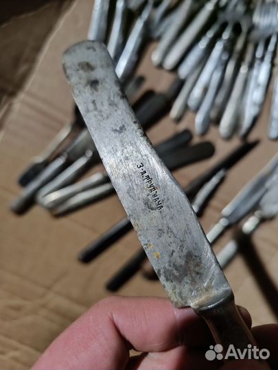 Столовые приборы старинные