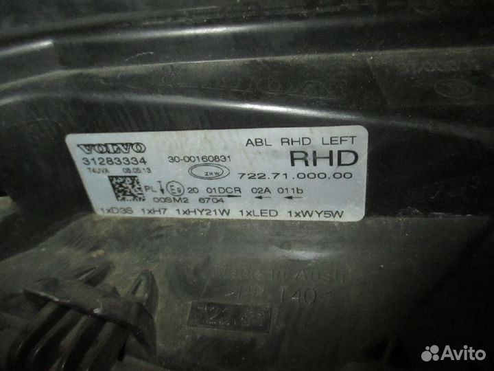 Фара на Volvo V40 MV