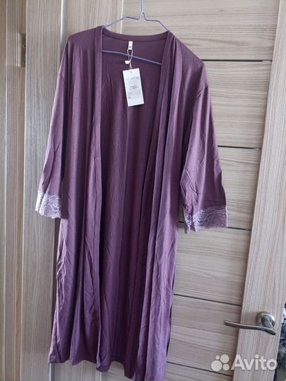 Комплект халат и сорочка