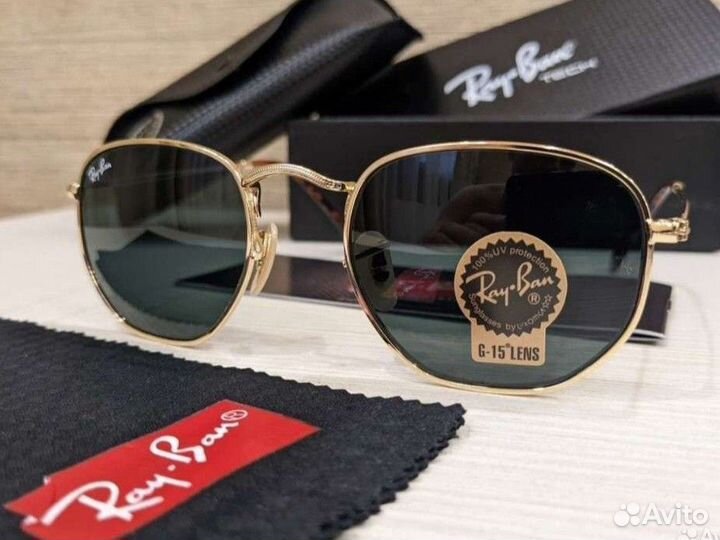 Очки ray ban hexagonal