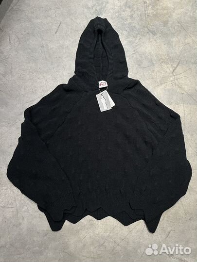 Mad frenzy spiked knit hoodie (вязаный худи)