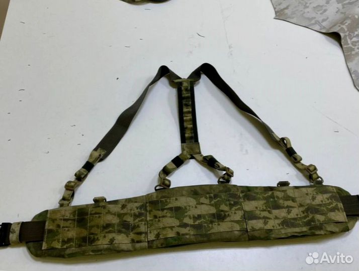 Боевой пояс с баллистической защитой и лямками Бр1