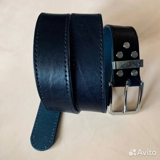 Кожанный ремень ручной работы