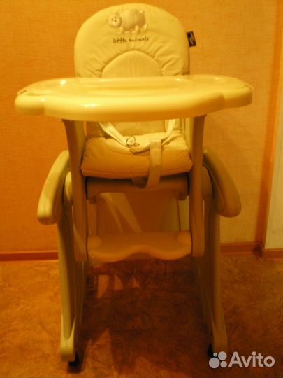 Стульчик для кормления Happy baby Justin зелёный