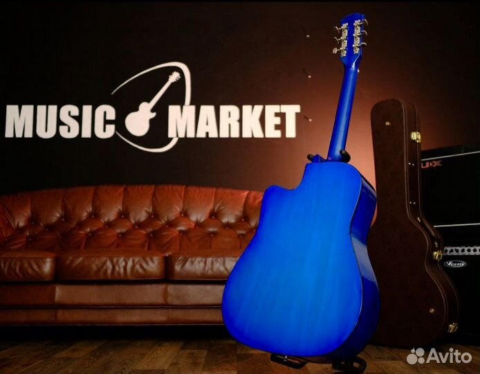 Акустическая гитара Belucci+чехол