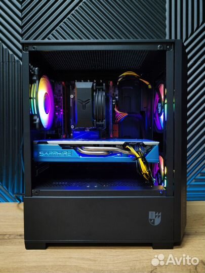 Игровой пк RX 590 8 GB, 14/28 ядер, NVMe 512, DDR4