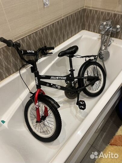 Детский велосипед 16 rush mustang