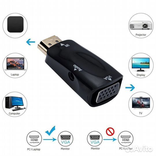 Переходник hdmi vga