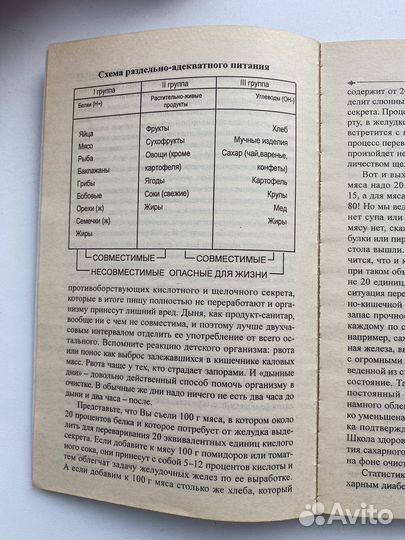 Надежда Семёнова Кухня раздельного питания