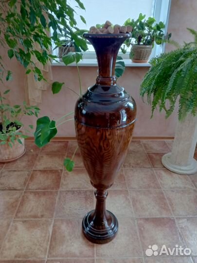 Ваза деревянная