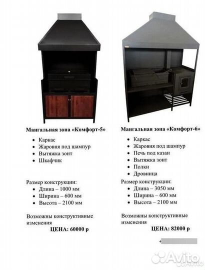 Мангальная зона Комфорт-6