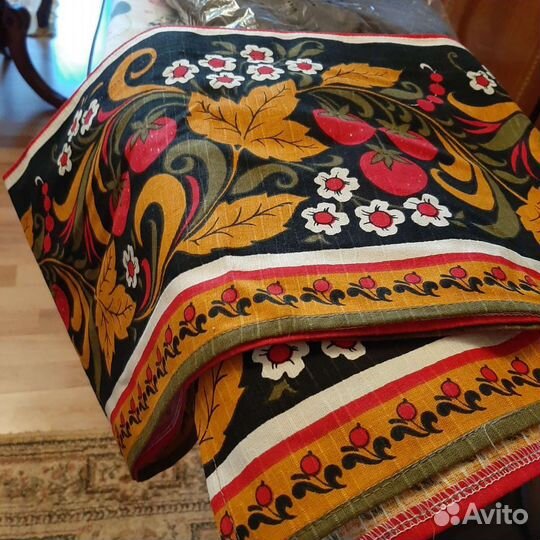 Ламбрикен для кухни Хохлома