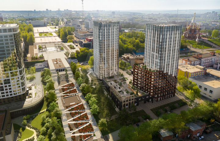 3-к. квартира, 95 м², 8/23 эт.