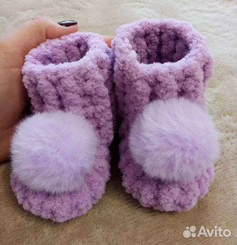 Носочки детские вязаные