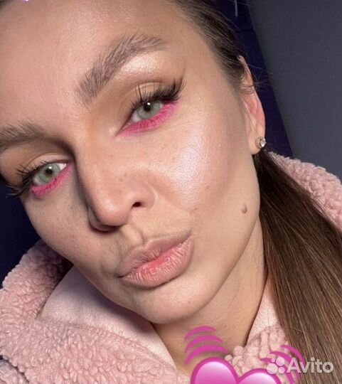 Линзы светло зеленые -1.0