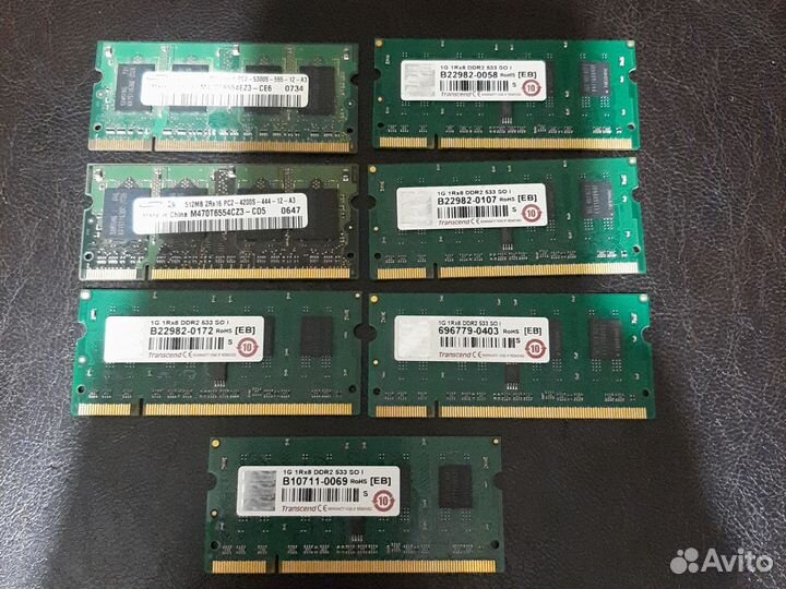Оперативная память ddr2 для ноутбука