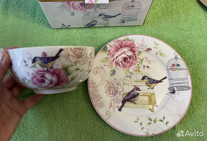 Салатник + тарелка