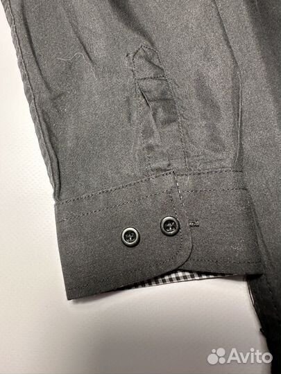 Рубашка черная на мальчика