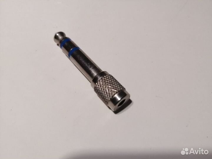 Переходник Jack 6,3 x 3,5 мама/папа, разъём Jack