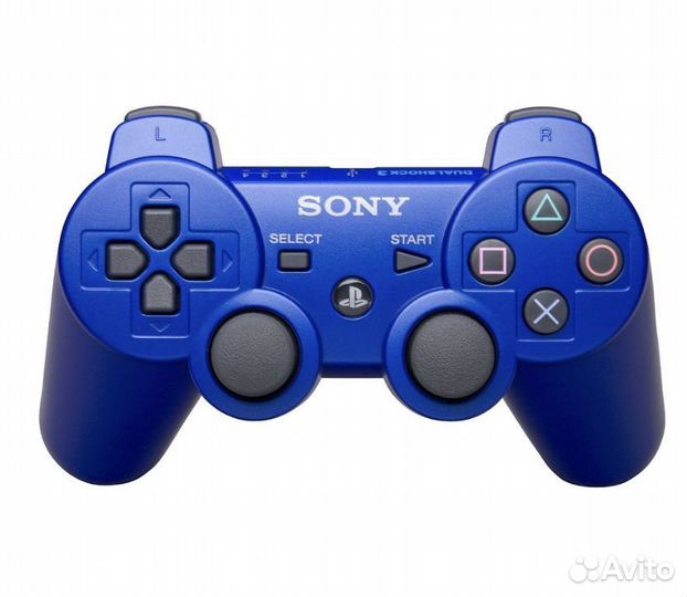 Джойстик беспроводной PS 3 Controller синий