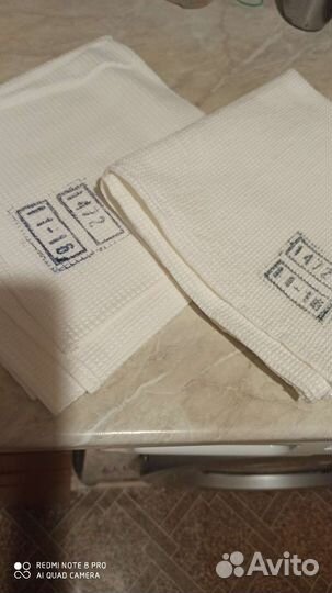 Полотенца вафельные,б/у