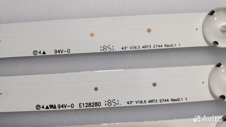 Подсветка для тв LG 43 V16.5 V 16.5 ART3 2744